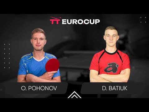 19:40 Oleksandr Pohonov - Dmytro Batiuk 22.09.2024 TT Euro.Cup Ukraine Master. TABLE 4