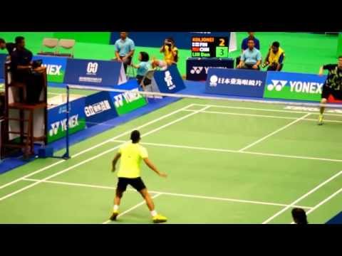 LIN Dan [4] China VS. Finland Kalle KOLJONEN