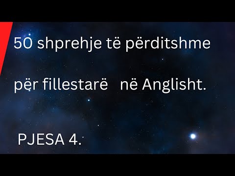 50 shprehje të përditshme në Anglisht. Pjesa 4.