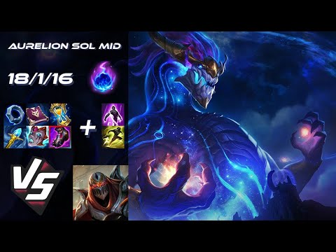 MID Aurelion Sol vs Zed - EU Challenger Patch 25.S1.4