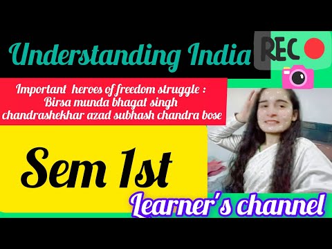 Heroes of freedom struggle Birsa Munda | Bhagat Singh | Chandrashekhar Azad | Subhash Chandra Bose ✊