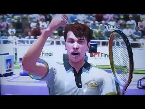 ABRAHAM vs RAFA NADAL / SEMIFINALES DEL CAMPEONATO DE LEYENDAS - VIRTUA TENNIS 4 - PS3