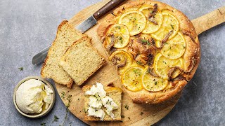 Recipe: Lemon focaccia with mozzarella | FOOBY