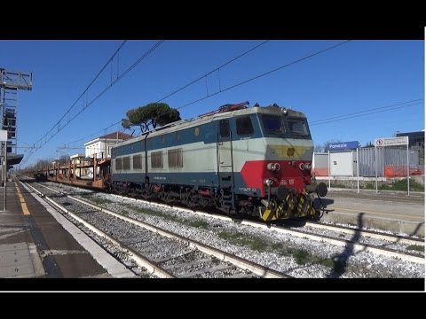 E656.607 sul MRV 57621 Civitavecchia - San Nicola di Melfi, in transito a Pomezia