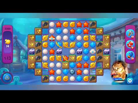 Fishdom 2022, no Boosters,  2369  level  -  прохождение без бустеров,  2369  уровень.