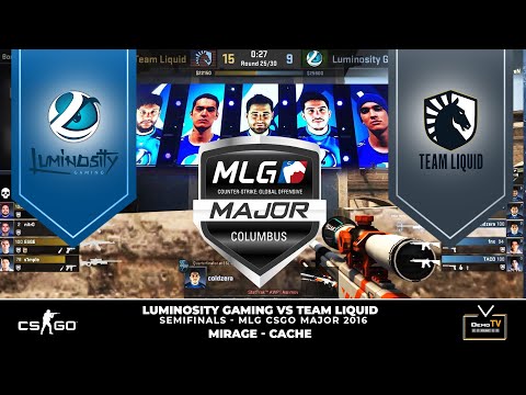 Luminosity Gaming vs Team Liquid - Semi Finals - MLG CSGO Major 2016
