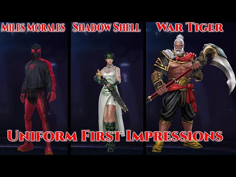 Shadow shell, War Tiger and Miles Morales Uniform Impressions (MFF)