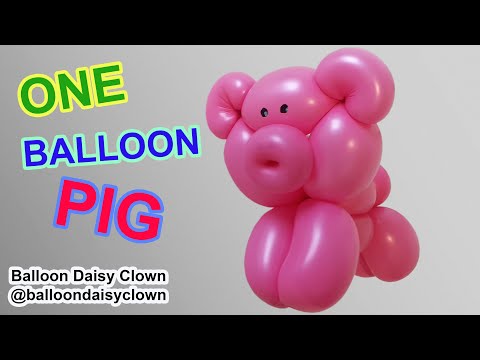 Pig - Balloon Animals TUTORIAL
