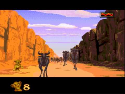 [Sega Genesis] - The Lion King - Level 4 - The Stampede
