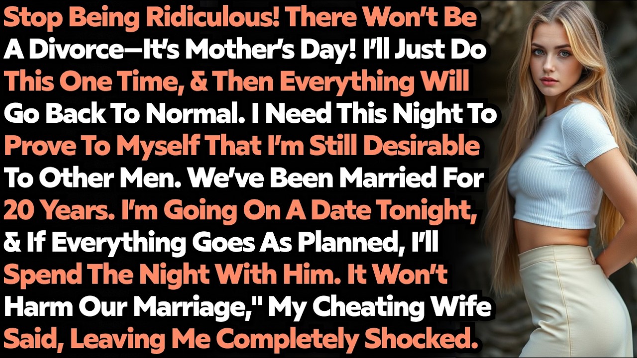 Cheating Wife Begs Me To Open Marriage, & Let Her Go On A Date w/ He Co-worker. I Filed For Divorce.