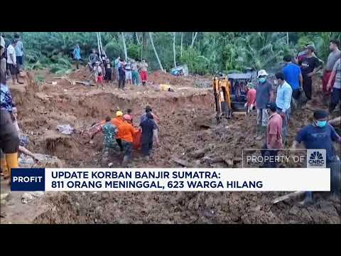 Update Korban Banjir Sumatra: 811 Orang Meninggal, 623 Warga Hilang