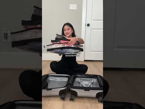 Time to get organized with the Proxis Carry-On and packing cubes 👏 #luggage #samsonite #packing