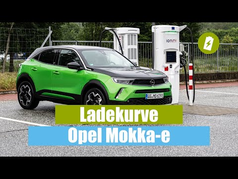 Ladekurve – Opel Mokka-e (10 bis 80 Prozent)