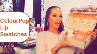 ColourPop lip swatches & giveaway (Closed)