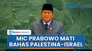 Detik-detik Mikrofon Prabowo Mati saat Pidato di Sidang PBB Bahas Palestina-Israel