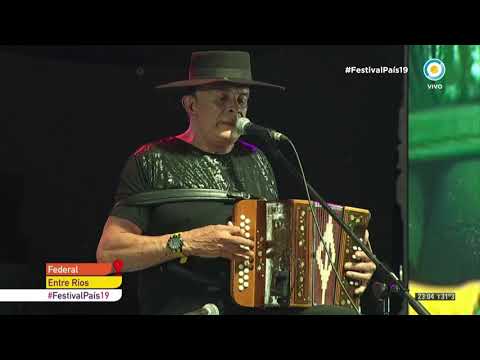 Antonio Tarragó Ros en el Festival Nacional del Chamamé de Federal - Festival País '19