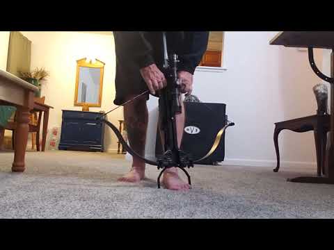 COCKING A CROSSBOW WITHOUT A ROPE