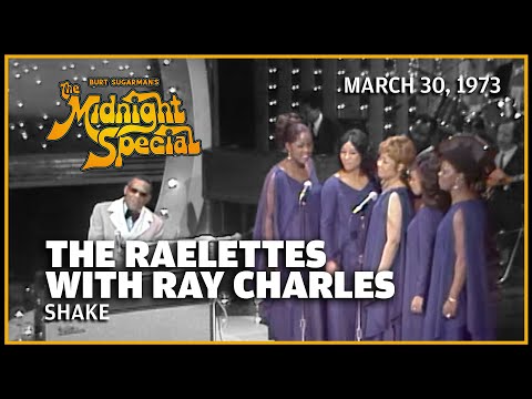 Shake  - The Raelettes with Ray Charles | The Midnight Special