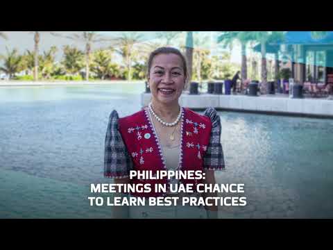 Philippines: Meetings in UAE chance to learn best practices