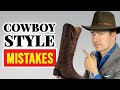 Stop Wearing Cowboy Boots Wrong (How To Rock Western Boots AUTHENTICALLY)