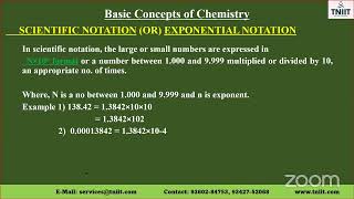 TNIIT Free LIVE CLASSES | Basic concepts of chemistry # 1-Introduction / NEET 2023 /Chemistry