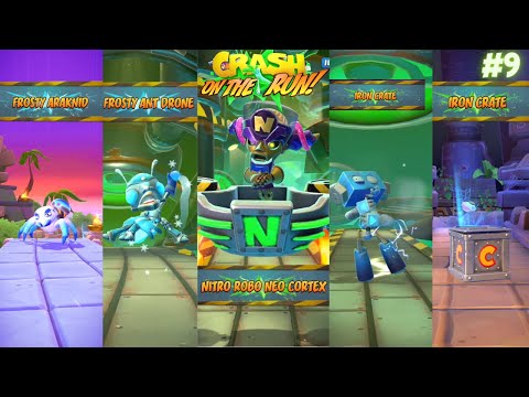 All Bosses in Crash Bandicoot on the Run - Robo Neo Cortex's Gang - Part 9