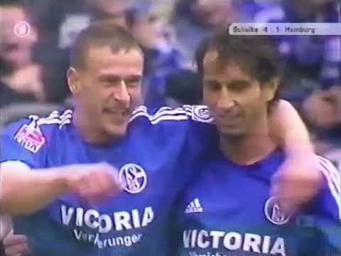 FC Schalke 04 – Hamburger SV 4:1 (3:1) Matchday 27, April 3, 2004 Highlights (ARD/TV)