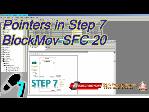 Pointers and BlockMov in Siamtic Step 7 || PLC Programming Tutorials for Beginners