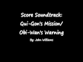 PS2 Movies Score Soundtrack: Qui-Gon's Mission/ Obi-Wan's Warning
