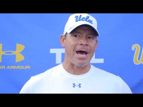 UCLA Football Media Availability - Coach Jim Mora - 8.4.17
