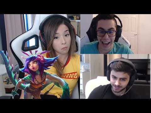 Pokimane and TFBlade react to Neeko new champion