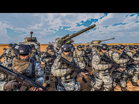 SPECIAL FORCES vs KNIGHTS and ARCHERS - Ultimate Epic Battle Simulator 2 UEBS 2