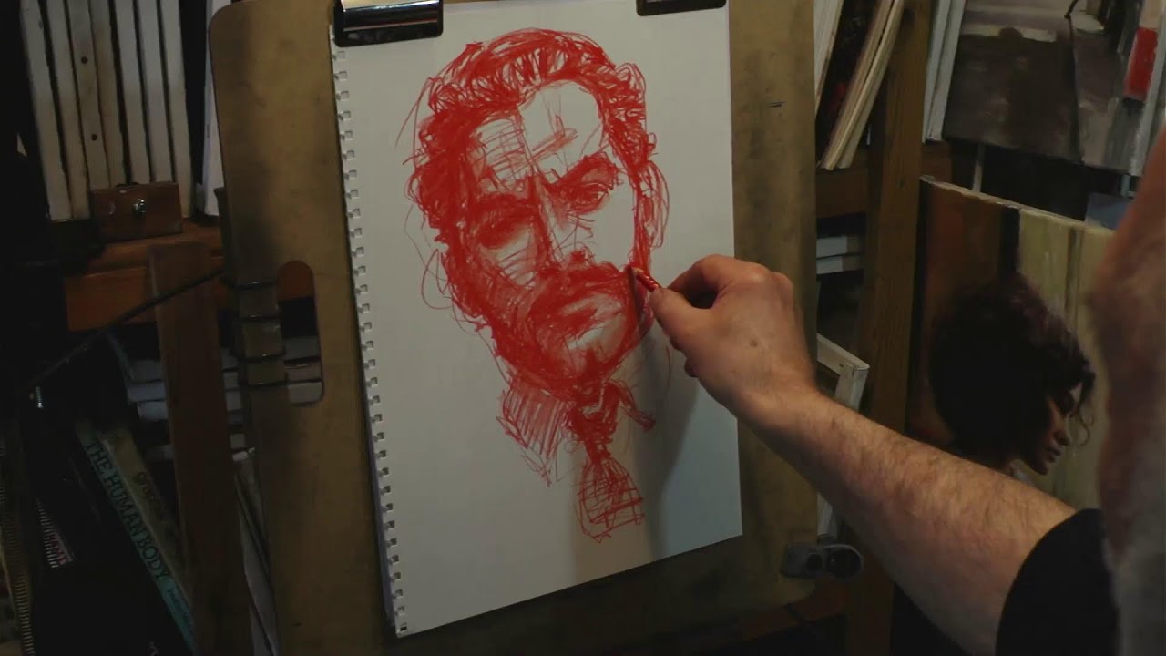 Drawing with Conte pencils #2