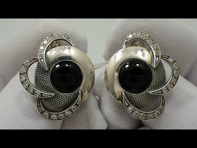 Срібні сережки 426кн Відео огляд