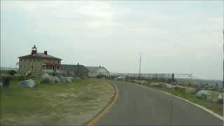 preview picture of video 'Driving in Point Lookout State Park - Southern Maryland USA'