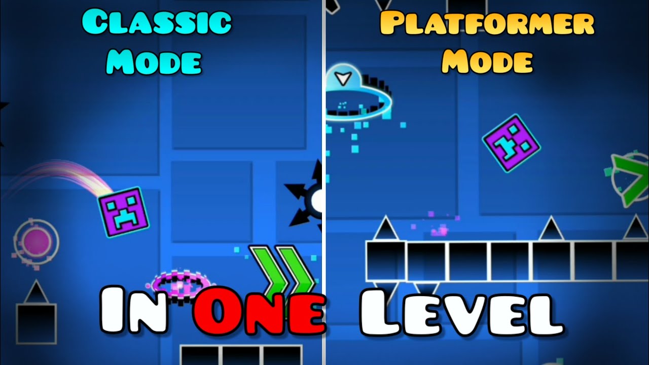 PLATFORMER + CLASSIC mode combined!  | Geometry dash