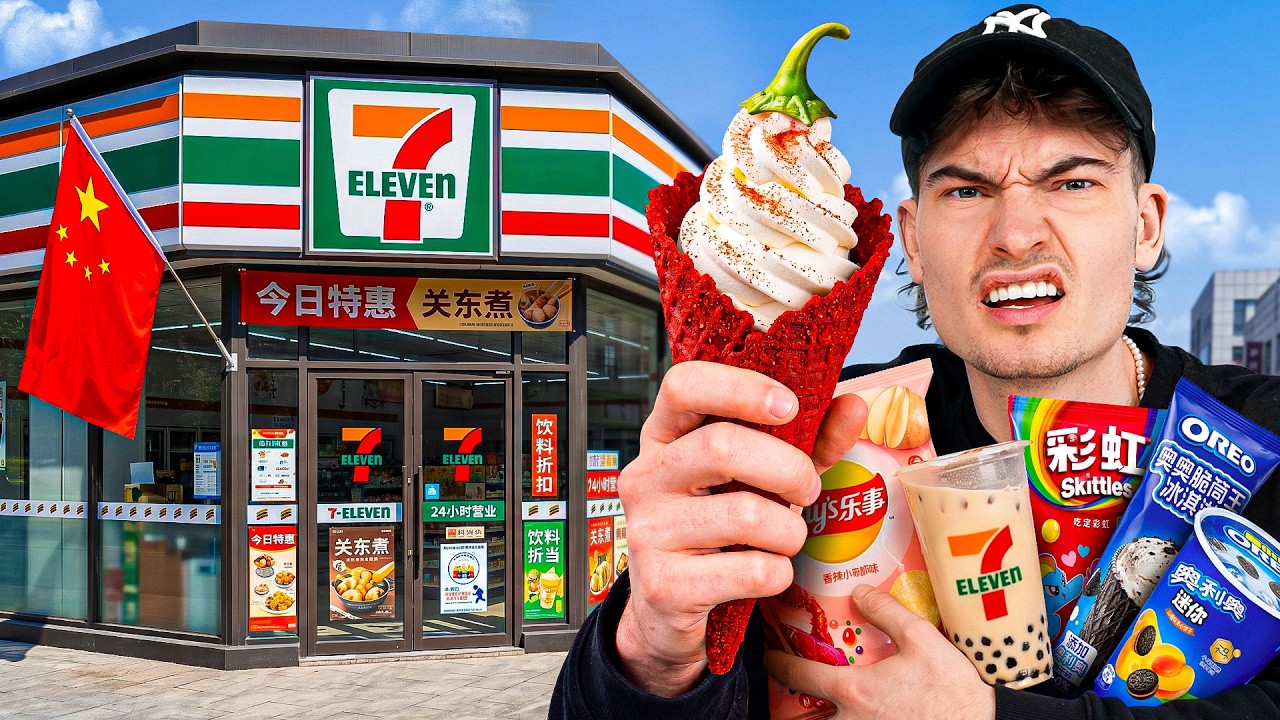 I Tried Every 7-Eleven Snack in China