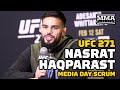 Nasrat Haqparast Scoffs At Bobby Green’s Trash Talk: 'This Is For Kids Game' | UFC 271