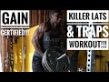 How To Build Thicker LATS & Bigger TRAPS