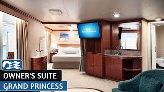 Grand Princess | Owner's Suite | Full Walkthrough Tour & Review | 4K