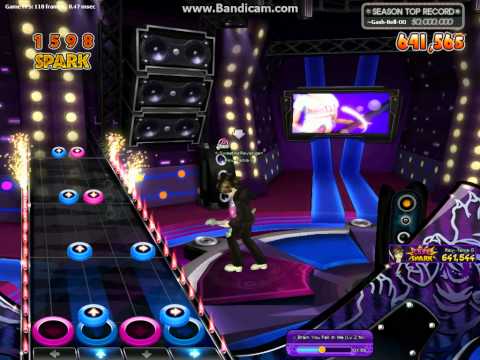 Audition Ayodance Guitar Master No Brain - You Fall In Me ! lvl 2 with flame