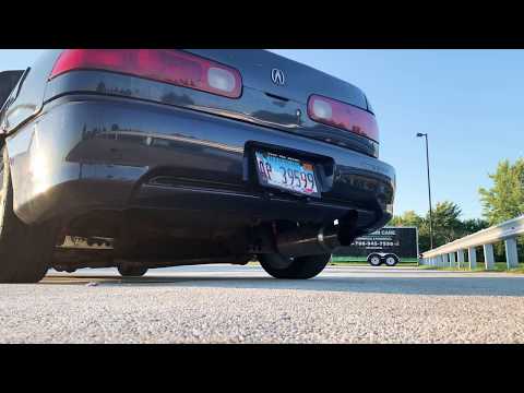 SKUNK2 MegaPower Exhaust On My B20B Swapped Integra!!