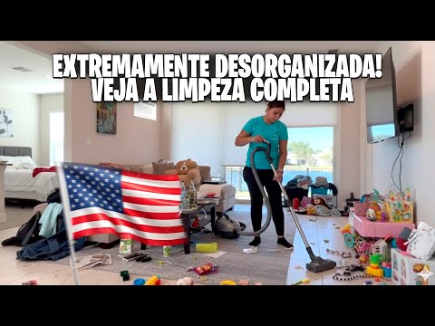HEAVY CLEANING IN THE USA: VERY DISORGANIZED HOUSE! SHOCKING BEFORE AND AFTER