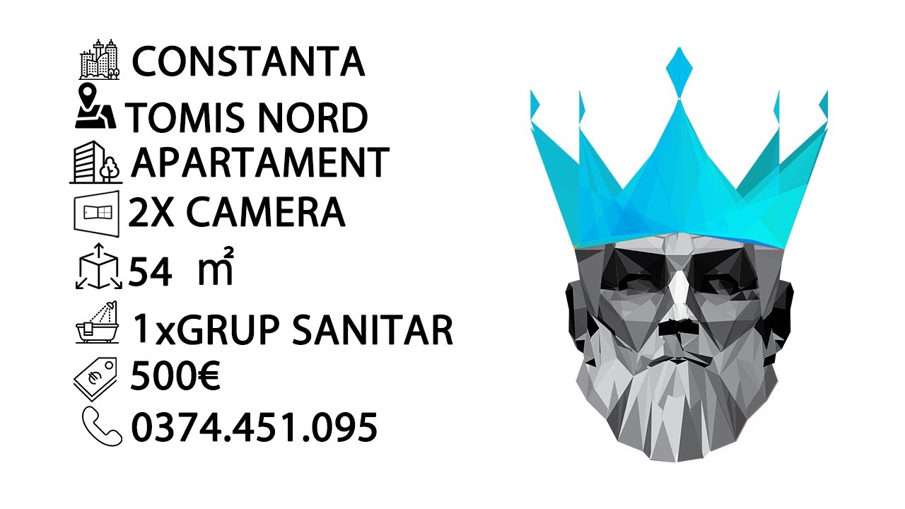 Tur video Campus | 2 Camere | Modern |Bloc Nou | Parcare |Centrala | Termen lung
