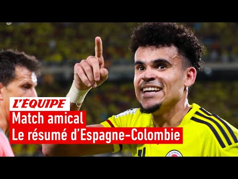 Match amical - Grâce à un but acrobatique sensationnel, la Colombie de Luis Díaz contrarie l'Espagne