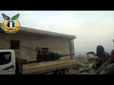 استهداف تجمع لقوات النظام برشاش عيار 23 من قبل تجمع فاستقم كما أمرت لواء ذو النورين في الشيخ سعيد في محافظة حلب