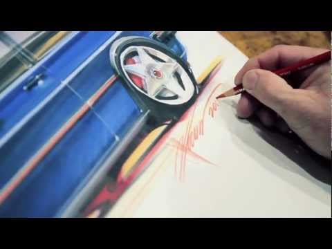 Chip Foose zeichnet VW Golf 2 MK2 GTI VW Werbesport in den USA