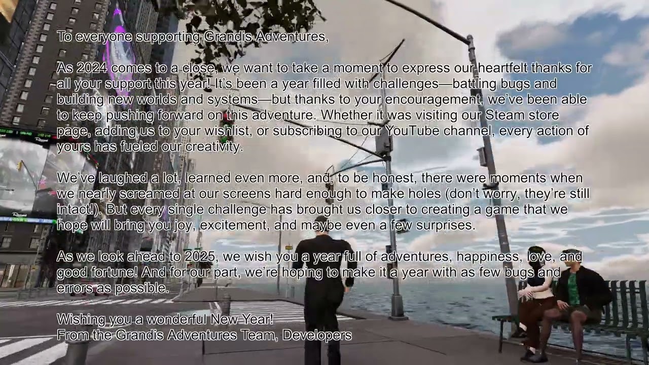 Goodbye 2024, Hello 2025! From Grandis Adventures #indiegame