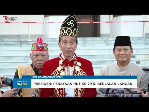 PRESIDEN PERAYAAN HUT KE 79 RI BERJALAN LANCAR