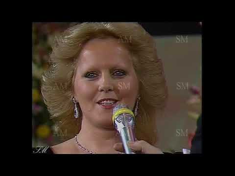 Katia Ricciarelli & Amedeo Minghi - presentazione Il profumo del tempo a Sanremo 1985